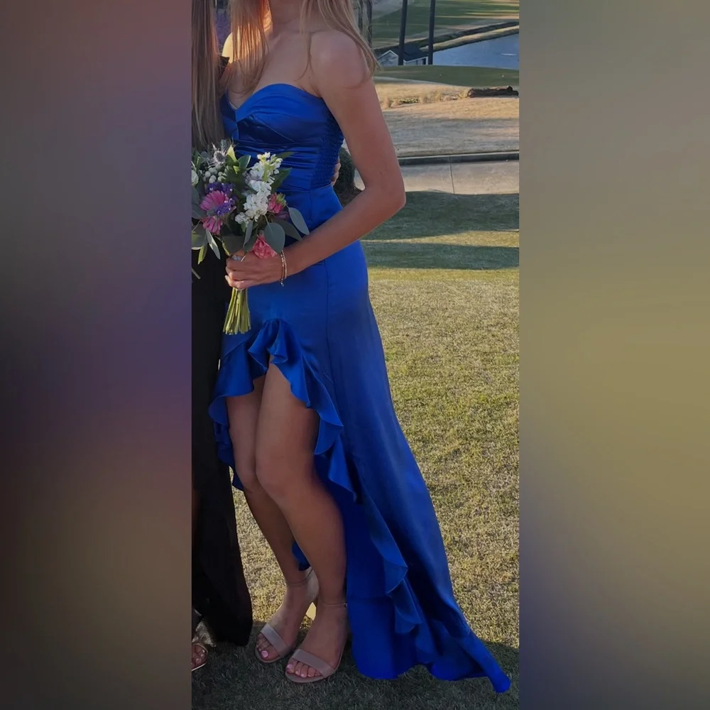 Amanda Uprichard Strapless Royal Blue Dress - Picture 5 of 5